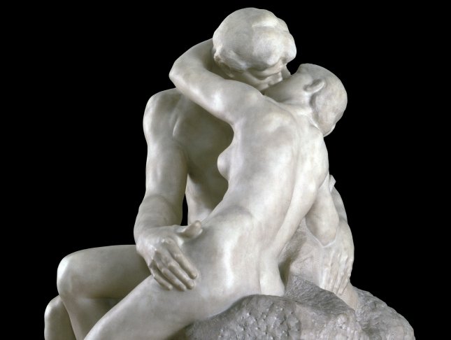 Obra "o Beijo" de Auguste Rodin 