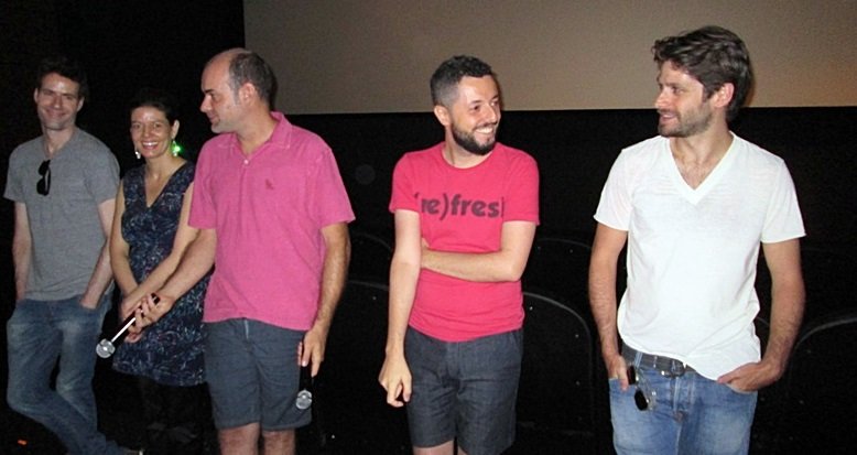 A entrevista coletiva foi num cinema da Zona Sul do Rio. (Foto: Célio Silva)