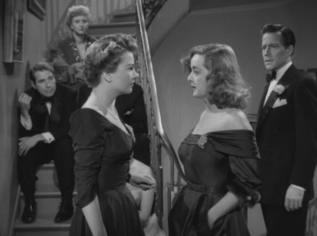 All About Eve (1950) - Eve & margo party dresses similar - side view - bee hive