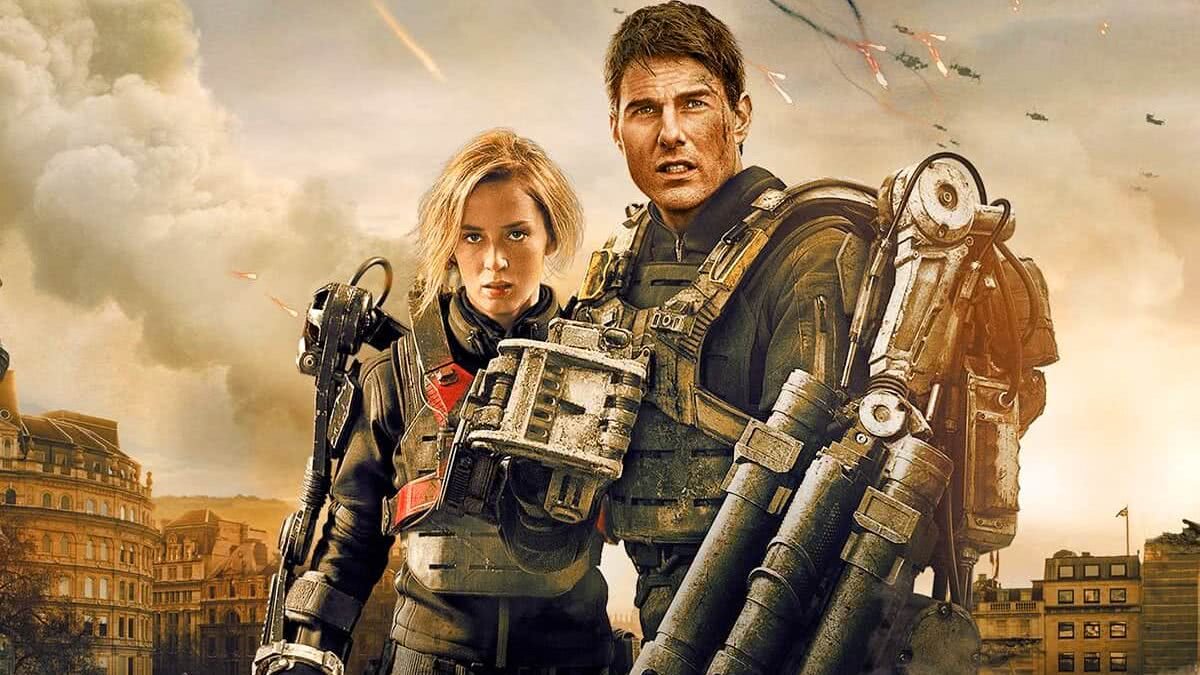Emily Blunt e Tom Cruise em No Limite do Amanha 1200x675