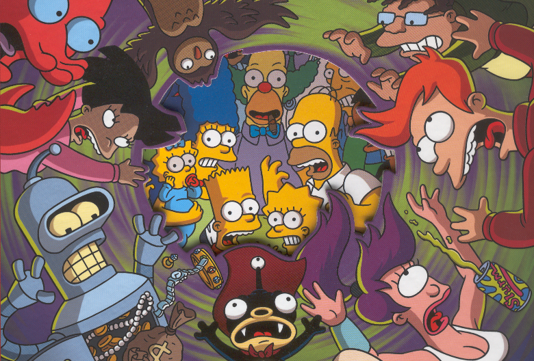 [Top 10] - Melhores Personagens de OS Simpsons The_simpsons_futurama_crossover