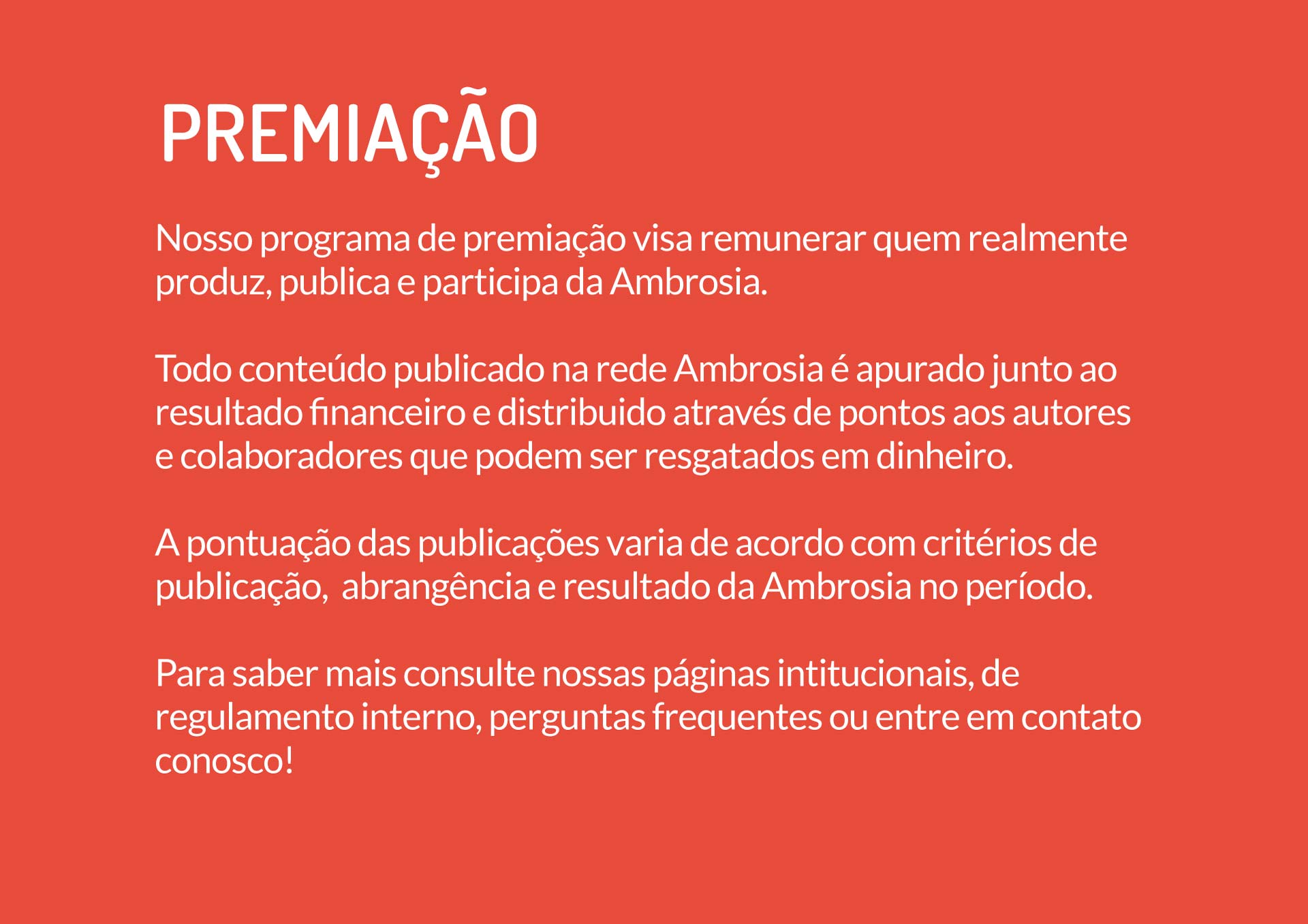 Participe | | Revista Ambrosia