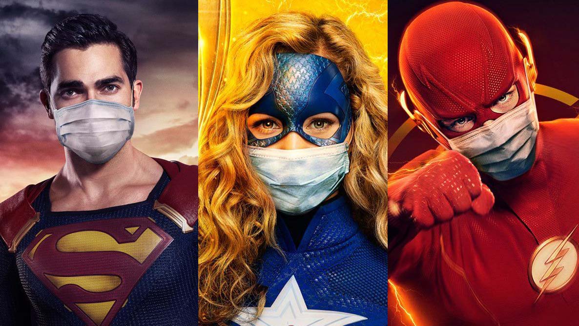 arrowverse superman stargirl flash campanha herois mascaras