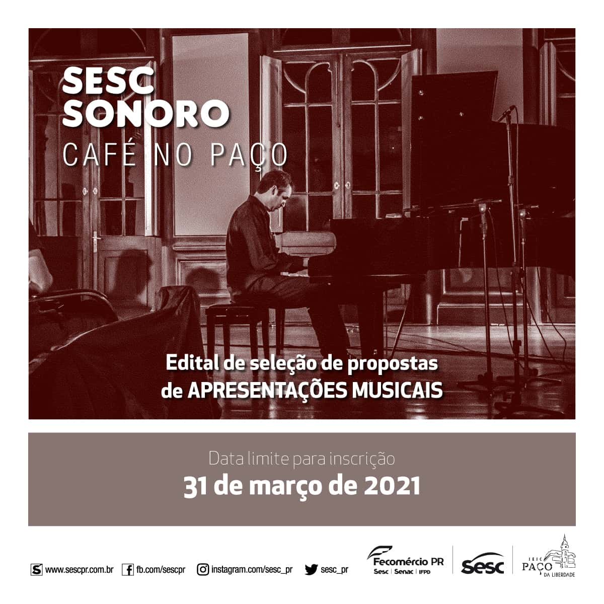 Projeto Sesc Sonoro tem inscrições abertas