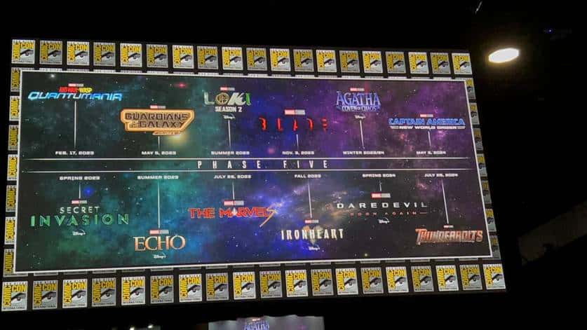 Confira Todo O Cronograma Das Fases E Da Marvel Anunciado Na Comic Con
