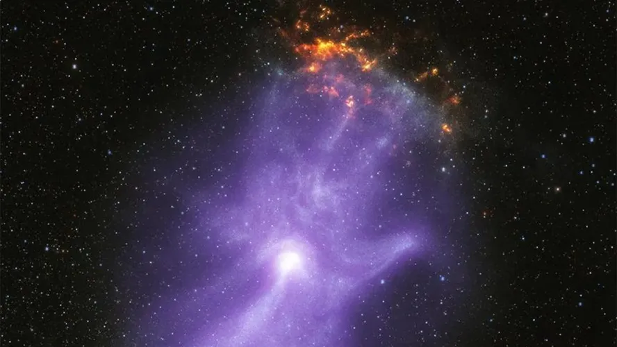 Foto: NASA/CXC/Stanford Univ./R. Romani et al. (Chandra); NASA/MSFC (IXPE); Infared: NASA/JPL-Caltech/DECaPS; Image Processing: NASA/CXC/SAO/J. Schmidt)