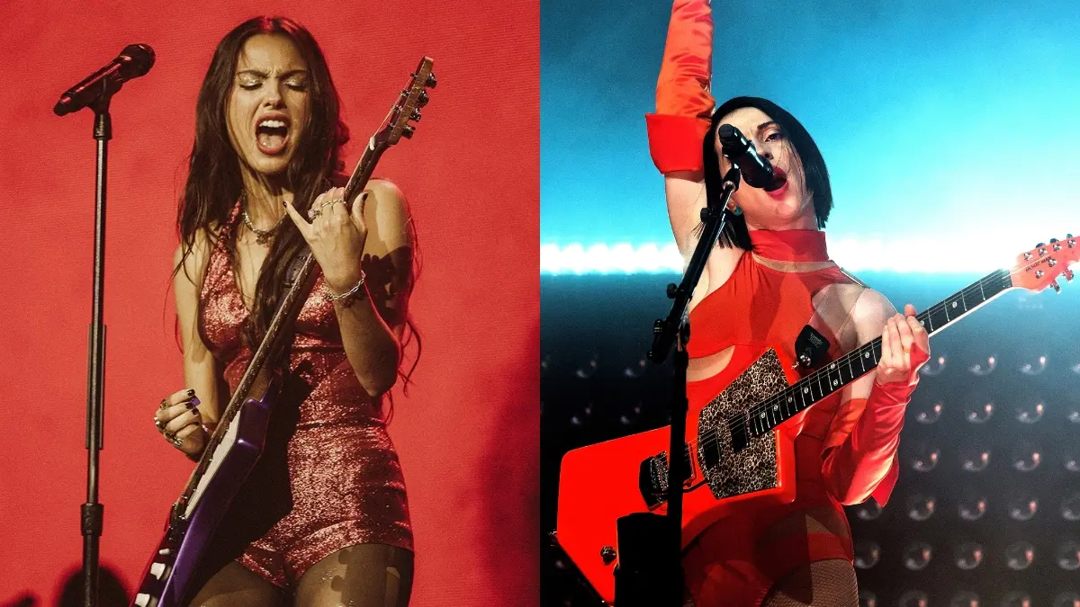 Olivia Rodrigo St Vincent noticias shows Brasil revista Ambrosia