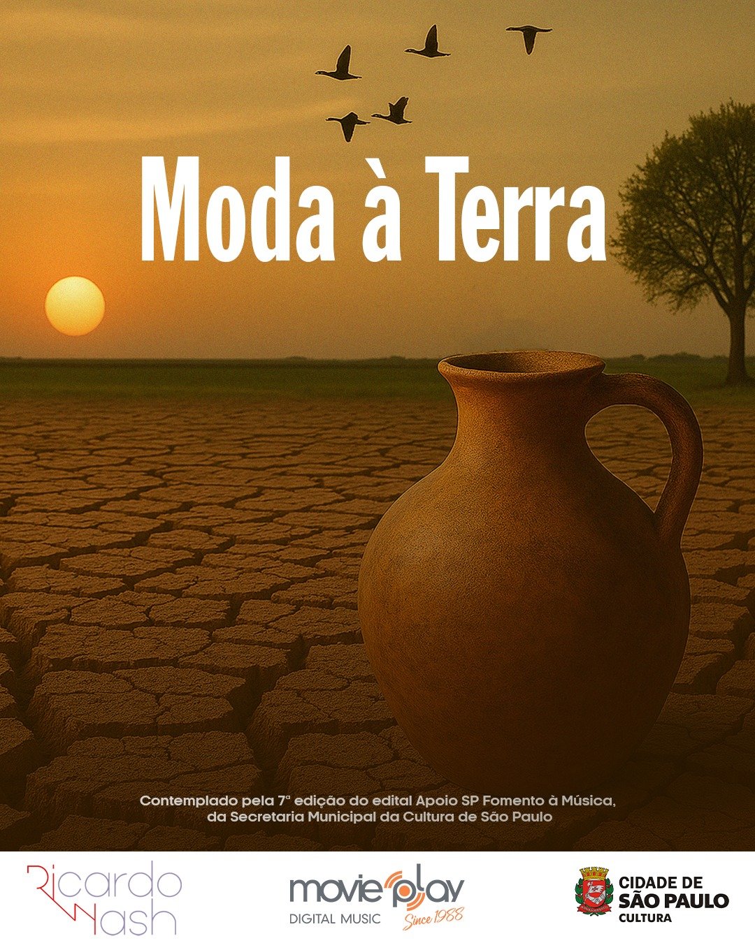 Cantor e compositor Ricardo Nash apresenta o show Moda à Terra nesta sexta-feira (30/05) em São Paulo