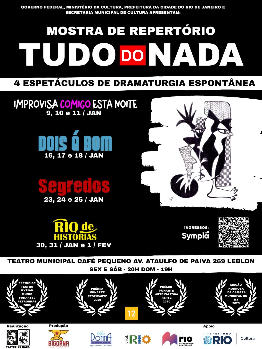 ARTE DA MOSTRA TUDO DO NADA