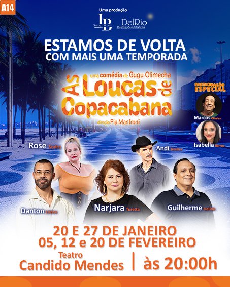 FOTO 2 Peça As Loucas de Copacabana