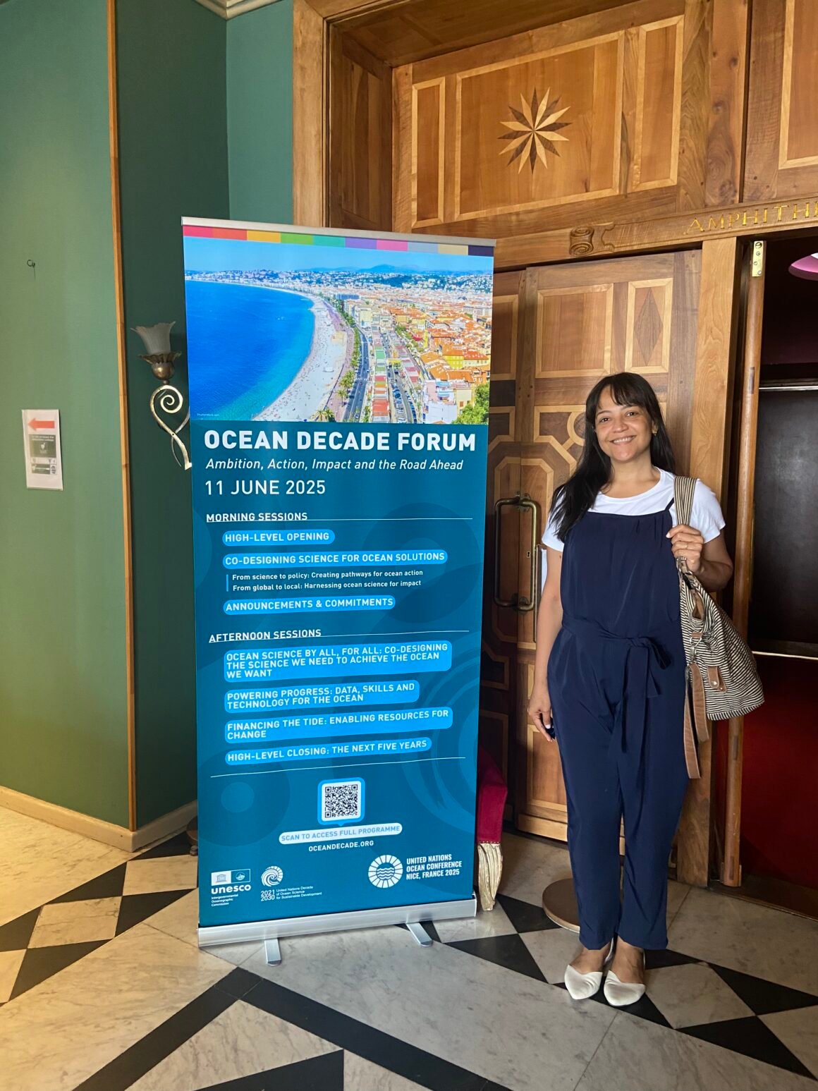 Bianca Sant' no Fórum da Década do Oceano
