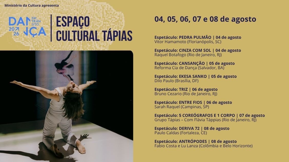 24º Dança em Trânsito transforma o Rio em vitrine global da dança contemporânea