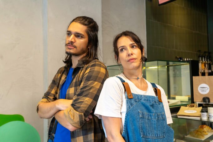 Tales Ordakji e Cris Eifler em "Novo Atendimento" - crédito: Daniela Yoshikawa
