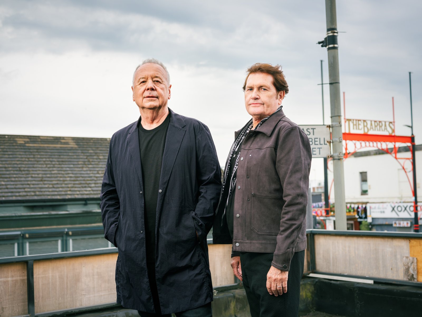 Simple Minds The Barras. Credit Brian Sweeney and Paninaro magazine