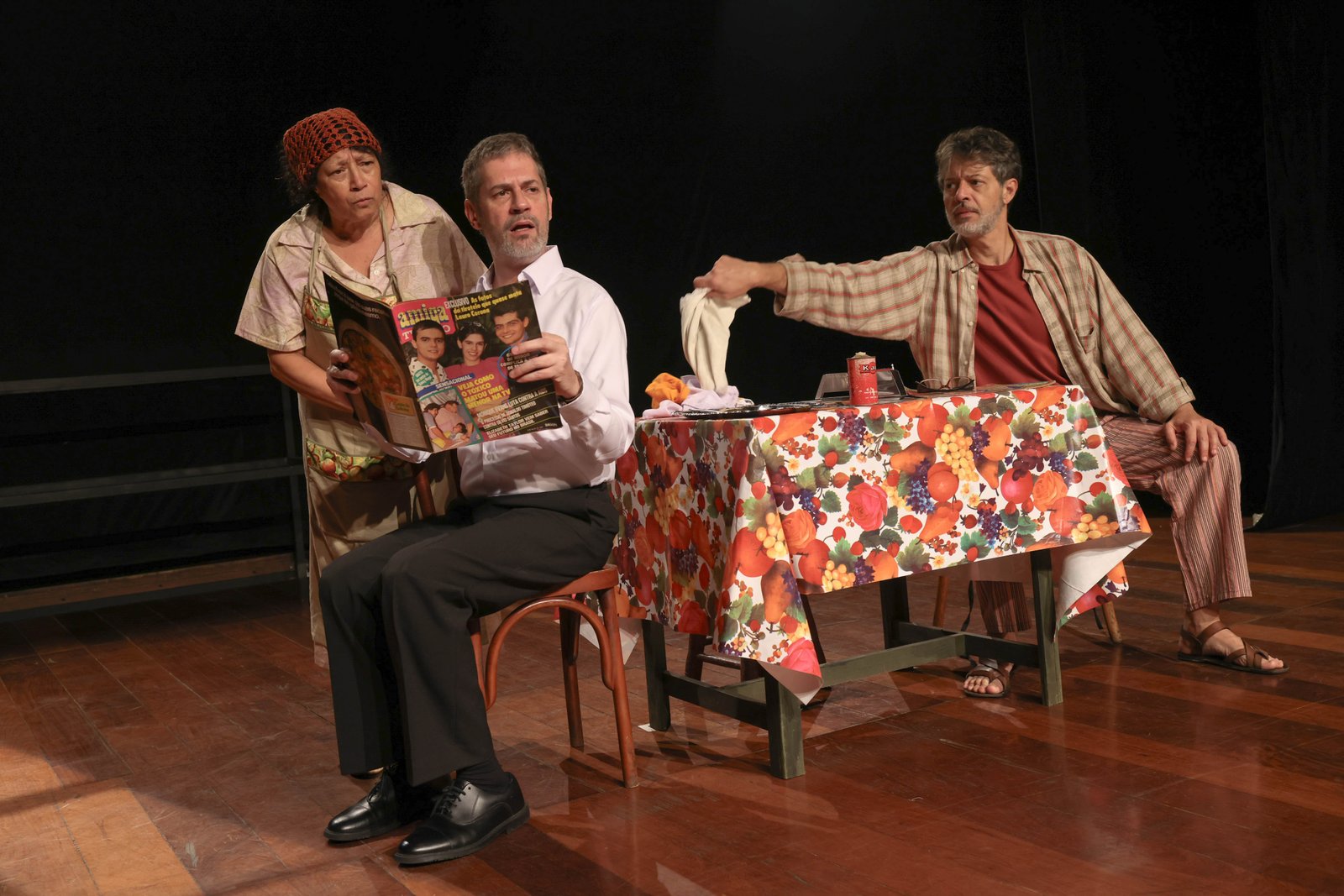 Elenco de Café, Almoço, Jantar - Crédito fotográfico Vantoen Pereira Jr