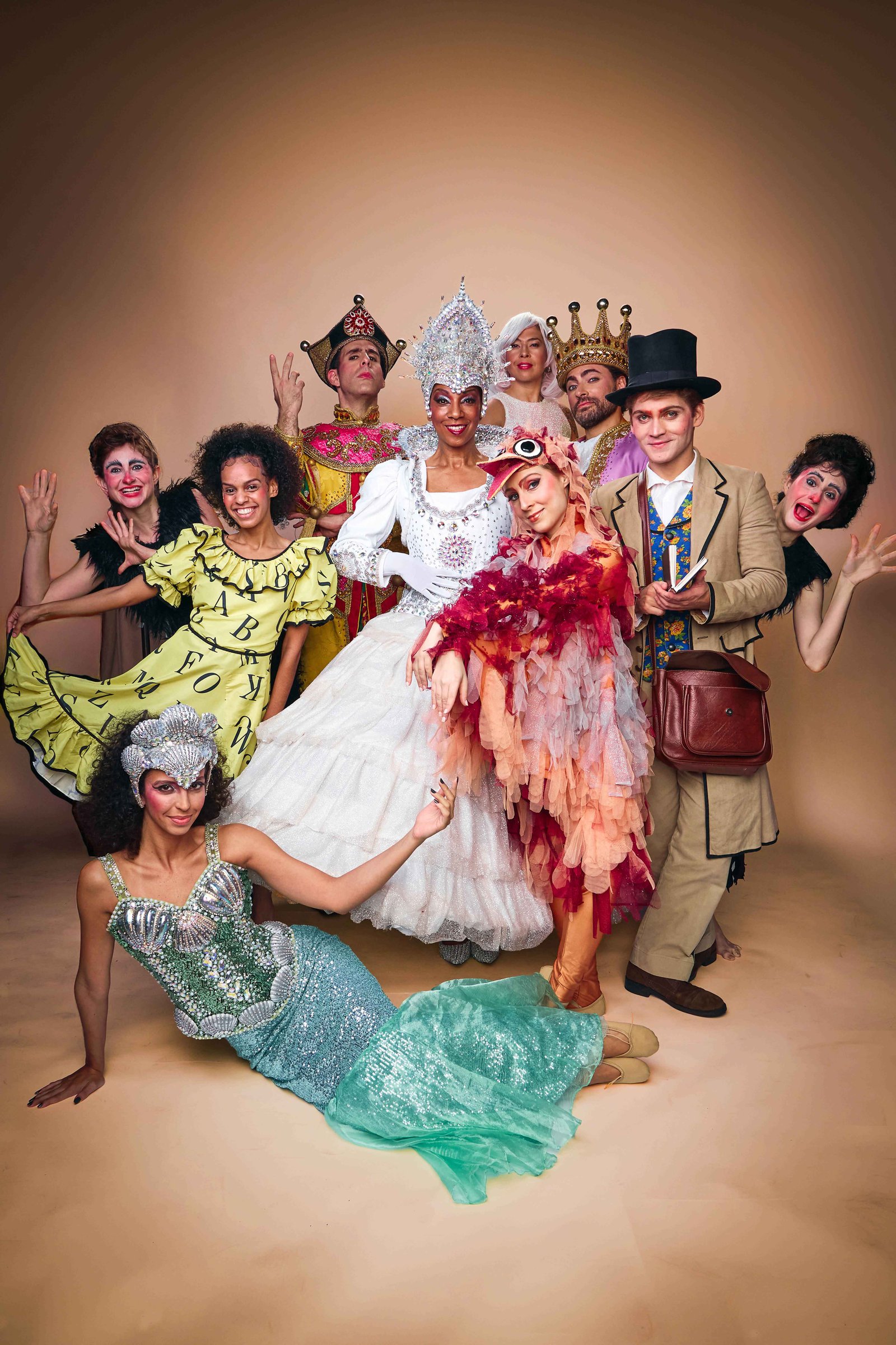 Elenco de Sonho Encantado de Cordel, O Musical (Crédito João Pedro Hachiya)