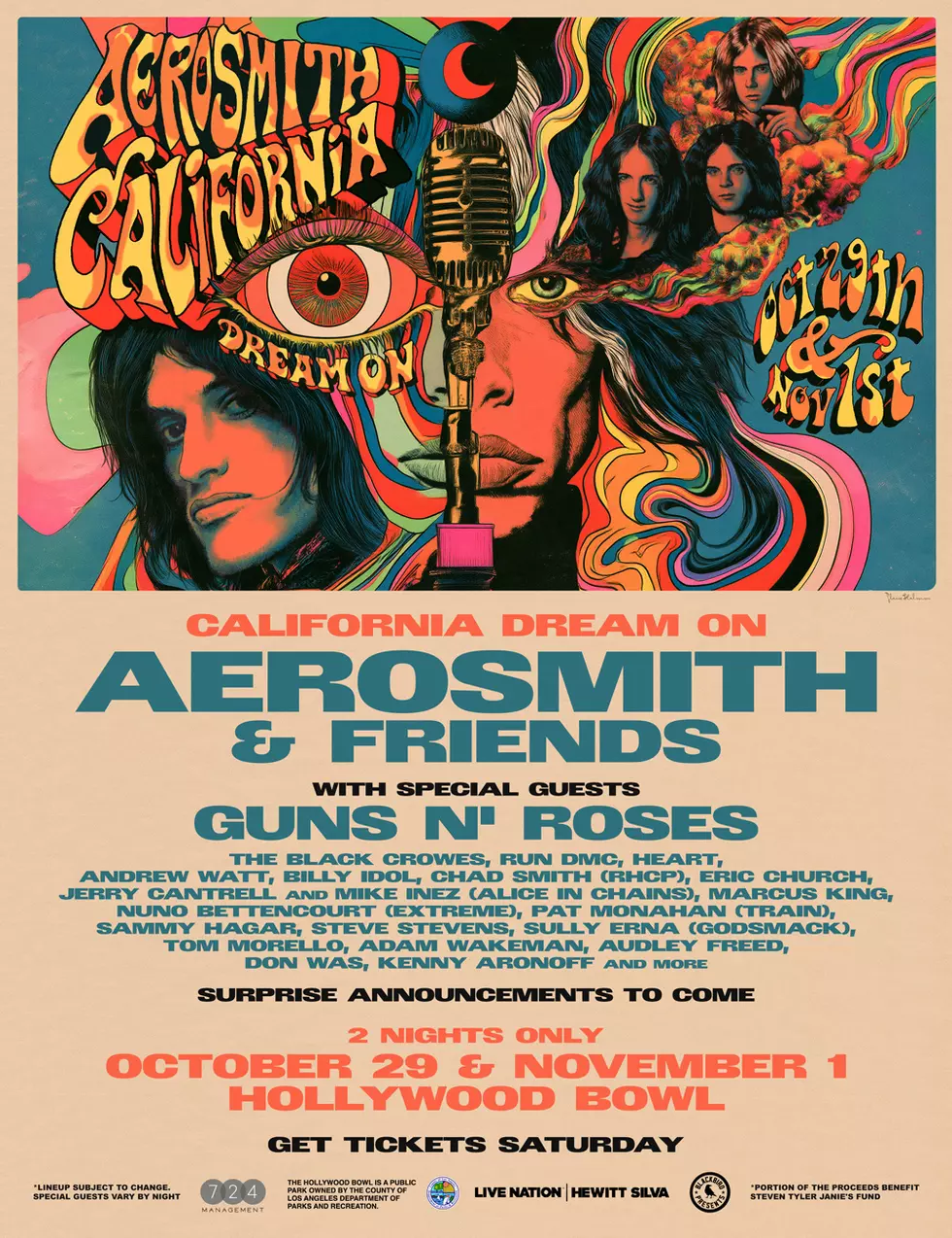 Aerosmith friends california dream on